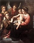 Annibale Carracci The Mystic Marriage of St Catherine painting
